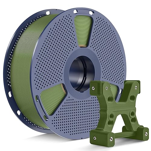 PETG Filament 1.75mm Army Green 2025 Upgrade Spool Compatible with Bambulab Refill Filament, 1kg(2.2lbs) SUNLU PETG 3D Printer Filament, 1.75mm Dimensional Accuracy +/- 0.02mm, Olive Green