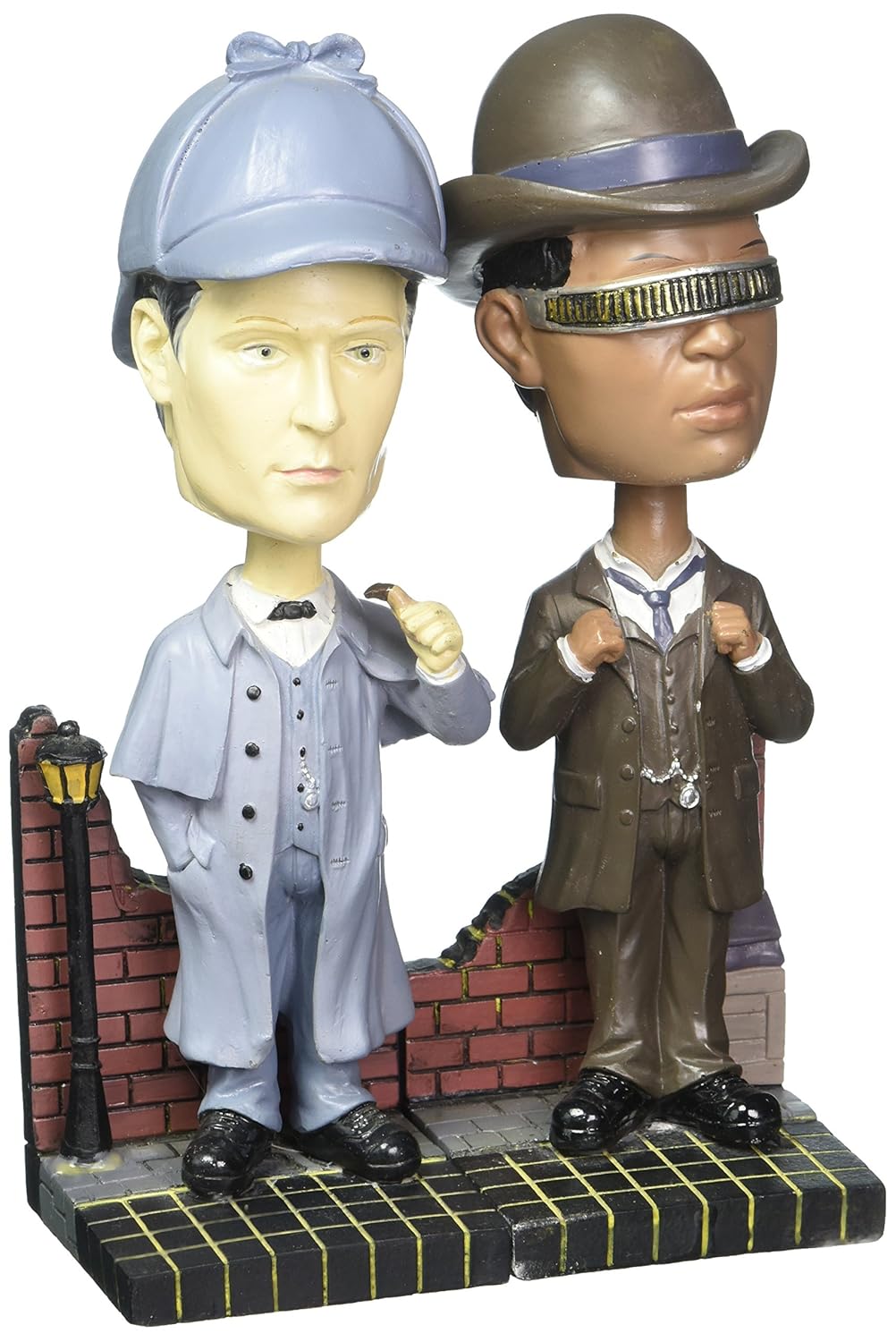 Star Trek: TNG Sherlock Holmes Bobble Heads-Set of 2 Excl.