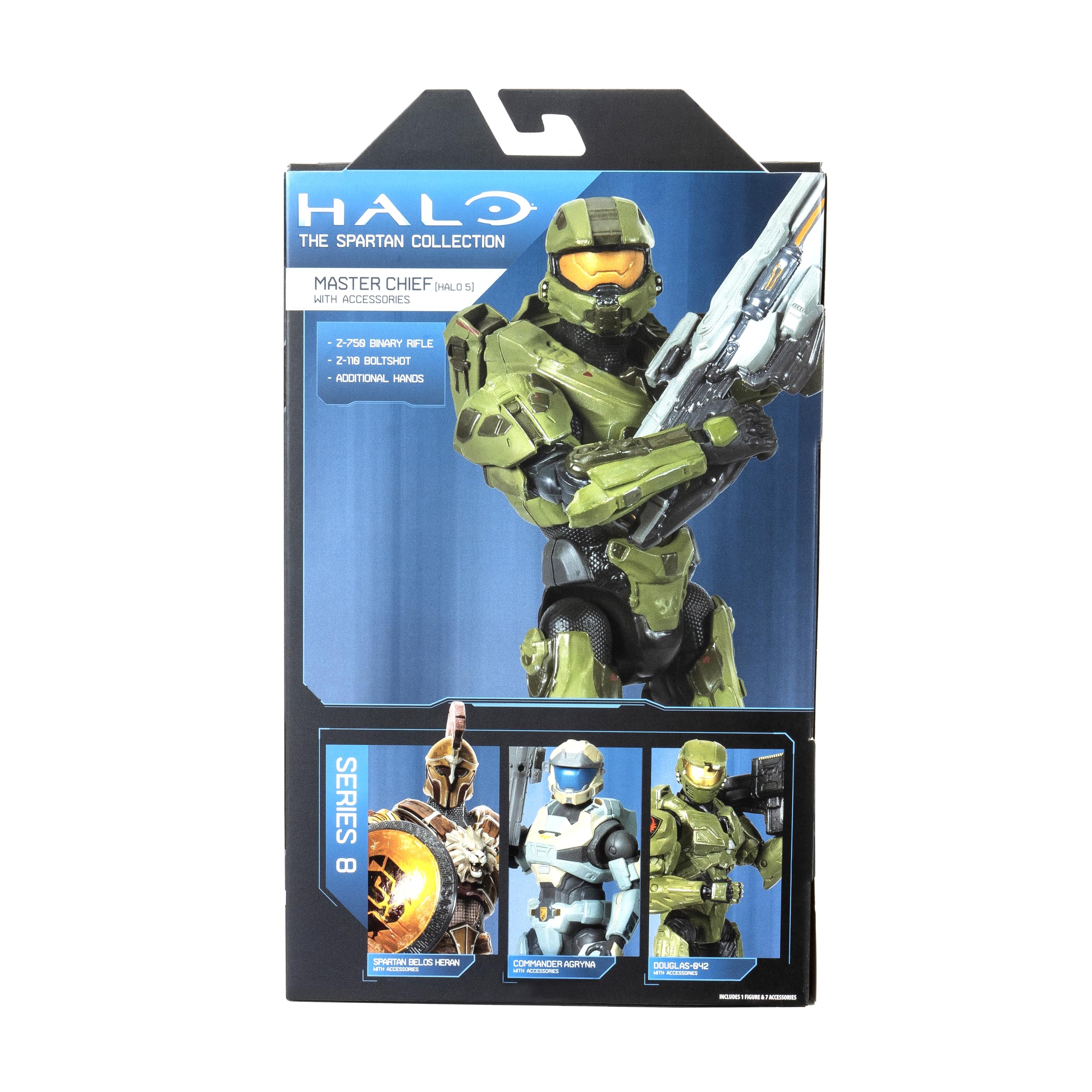 HALO Master Chief 5-6-Inch Articulated Figure with Weapon and Hand Accessories