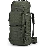 Mardingtop 75L Molle Internal Frame Backpacks for Men,with Rain Cover for Hiking,Camping,Backpacking,Travelling