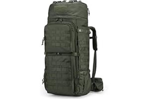 Mardingtop 75L Molle Internal Frame Backpacks for Men,with Rain Cover for Hiking,Camping,Backpacking,Travelling