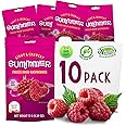 Summmer Freeze Dried Raspberries - 10 Packs - No Added Sugar Package - 8.8 Oz 100% Natural Candy, Fruit Snack for Kids & Adults