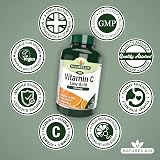 Natures Aid Low Acid Vitamin C 1000mg 180 Tablets - Vegan & Rosehips view 4