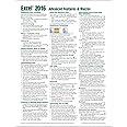 Microsoft Excel 2016 Advanced & Macros Quick Reference Guide - Windows Version (Cheat Sheet of Instructions, Tips & Shortcuts - Laminated Card)
