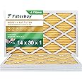 Filterbuy 14x30x1 Air Filter MERV 11 Allergen Defense (4-Pack), Pleated ...