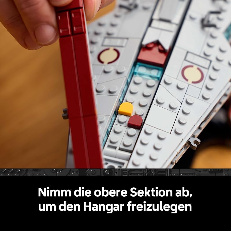 Star Wars 75441 Angriffskreuzer der Venator-Klasse - Modellbau-Set des republikanischen Kriegsschiffs für Erwachsene - Deko für Wohnzimmer & Regal - Geschenk für Fans von Die Rache der Sith — Foto 4 von 8