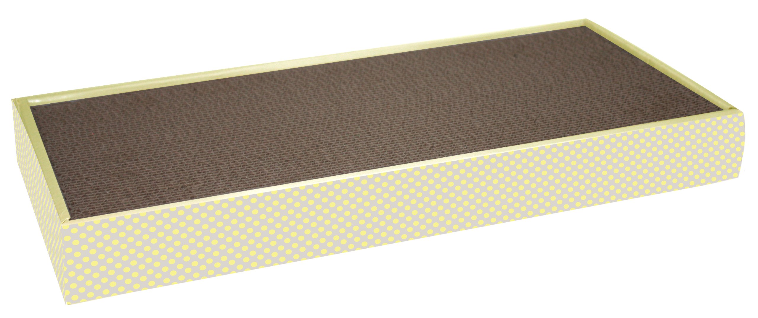 Little Rascals Cat Scratch Mat Durable Premium Eco Friendly Activity Pad Fun Interactive Easy to Use Sturdy Indoor Scratching Cardboard for Kittens