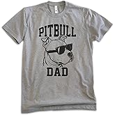 EVERTREE CLOTHING Pitbull Dad T-Shirt, Unisex Men's Shirt, Pit Bull Terrier Owner, Best Dog Dad Gift