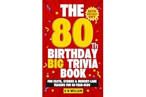 The 80th Birthday Big Trivia Book (80th Birthday Gifts) - Fun Facts. Stories & Memory-Lane Teasers for 80 Year Old Birthday P