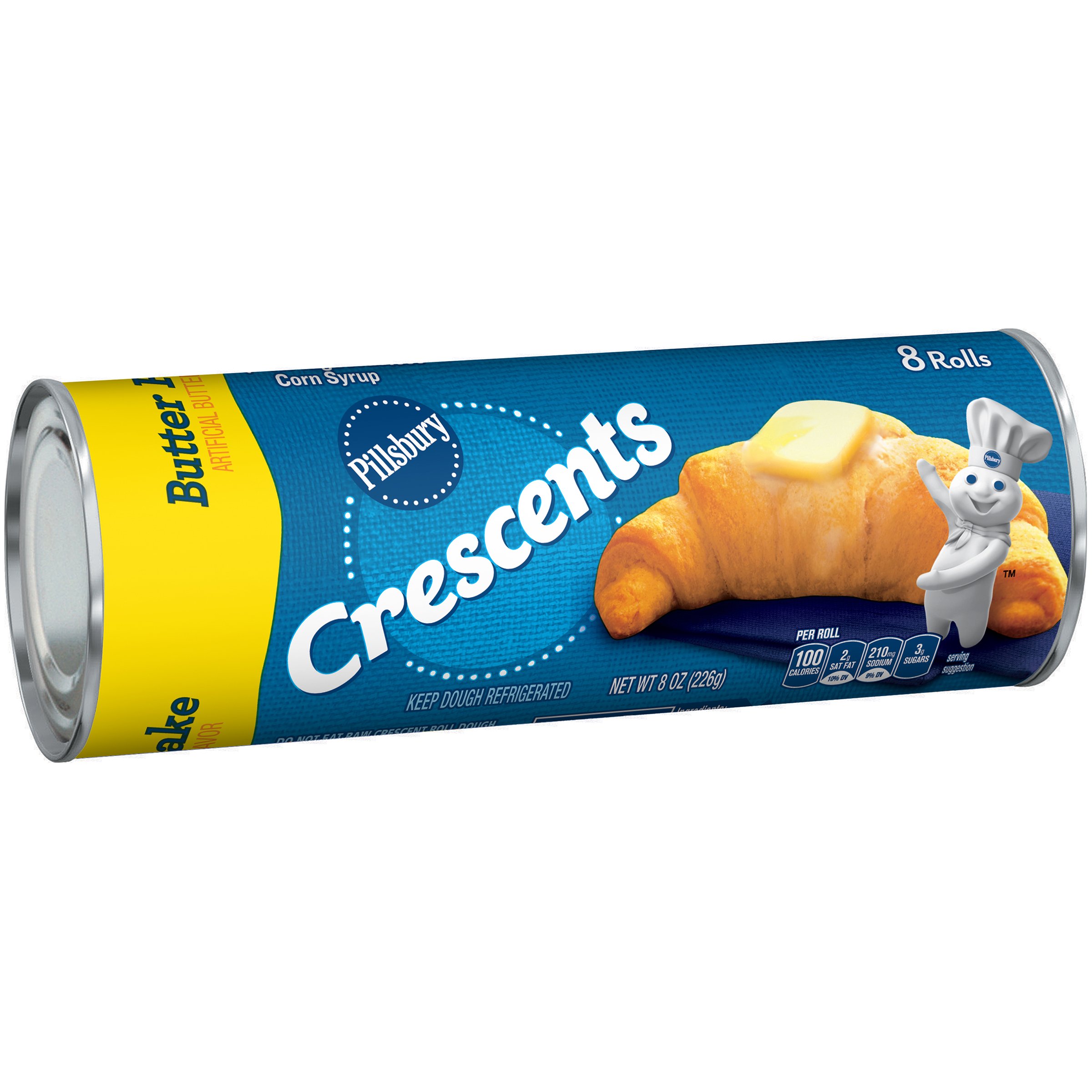 Pillsbury Crescents, Butter Flake, 8 Rolls, 8 oz. Can Buy Online in