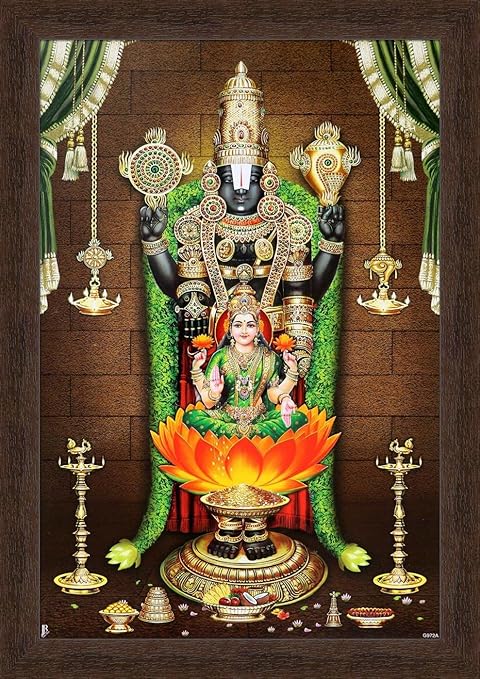 Buy Avercart Lord Balaji Vyankatesh Of Tirupati With Lakshmi