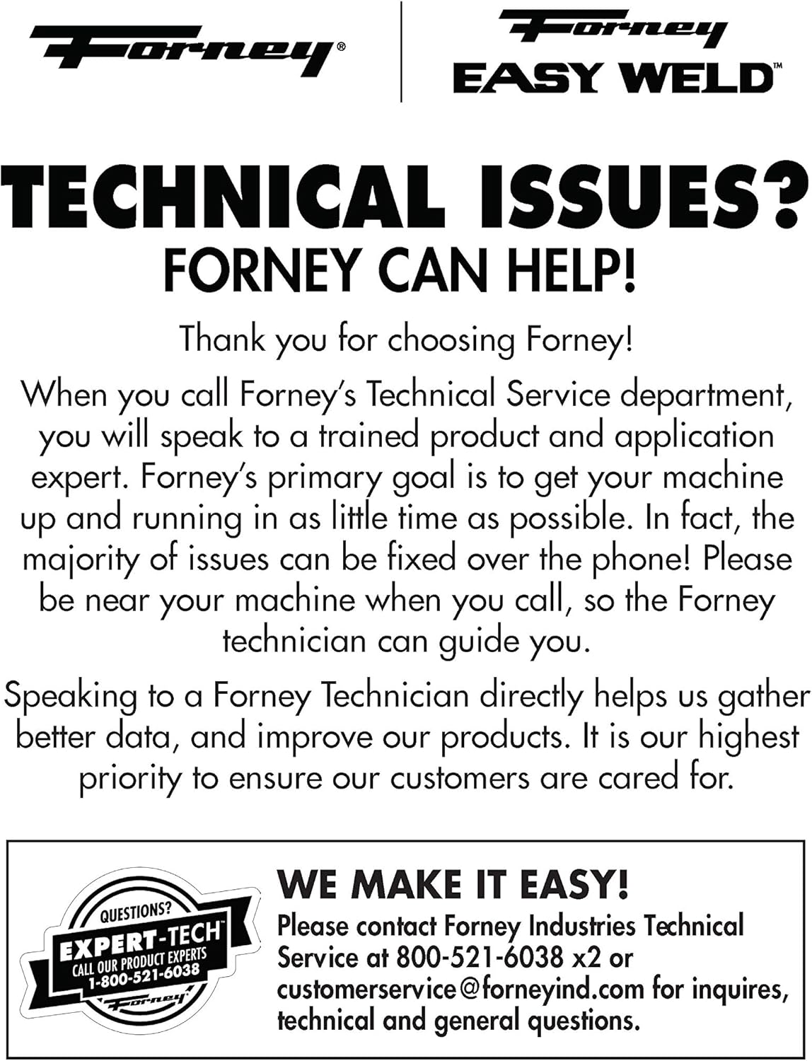 Forney Easy Weld 261, 140 FC-i Welder, 120V, Green - - 