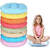 Fumete 12 Pcs 16 Inch Round Floor Cushions For Kids And Toddlers, Flexible Seating Classroom Furniture Floor Pillow For Home, Daycare, Preschool, Yoga And Meditation (Elegant - View #6