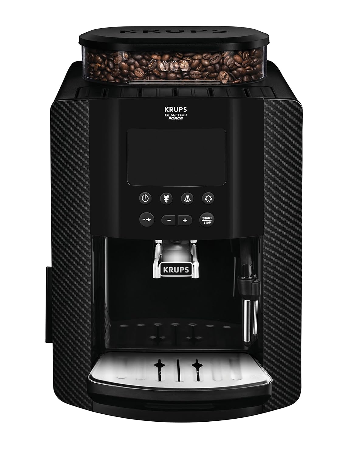 Krups Arabica Digital 1450 Watt, Carbon, Bean to Cup Machine Amazon.co