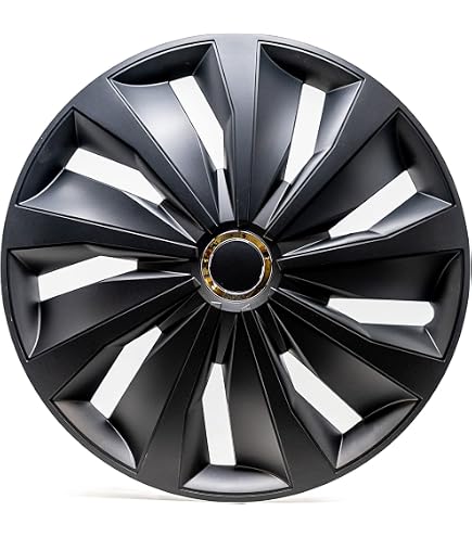 Enjoliveur De Roue Voiture Bleu-noir - Cache Moyeu Décoratif Universel 15 Pouces, Installation Facile, Design Stable - 6