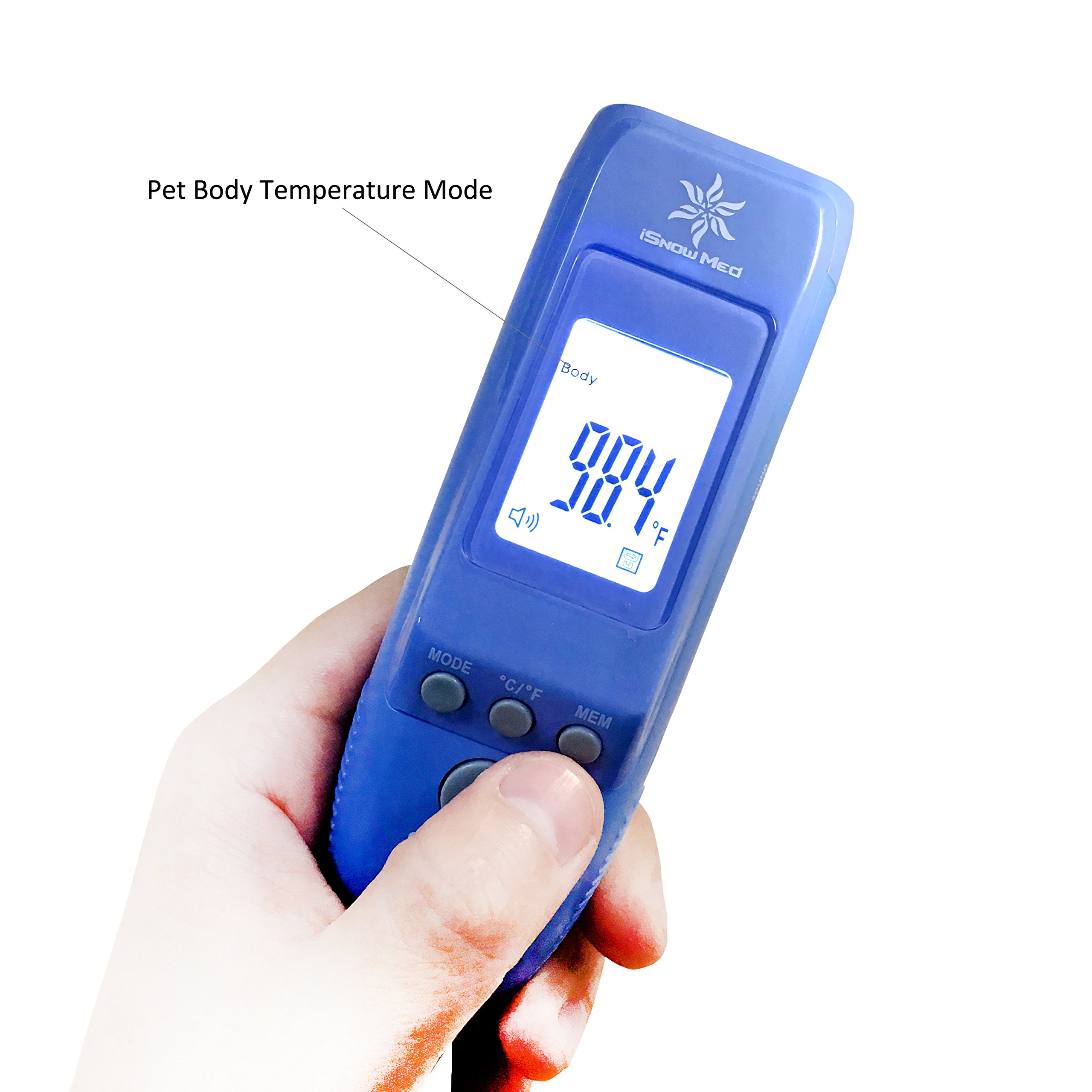 Galleon ISnowMed Non Contact Infrared Pet Thermometer For Cat, Dog