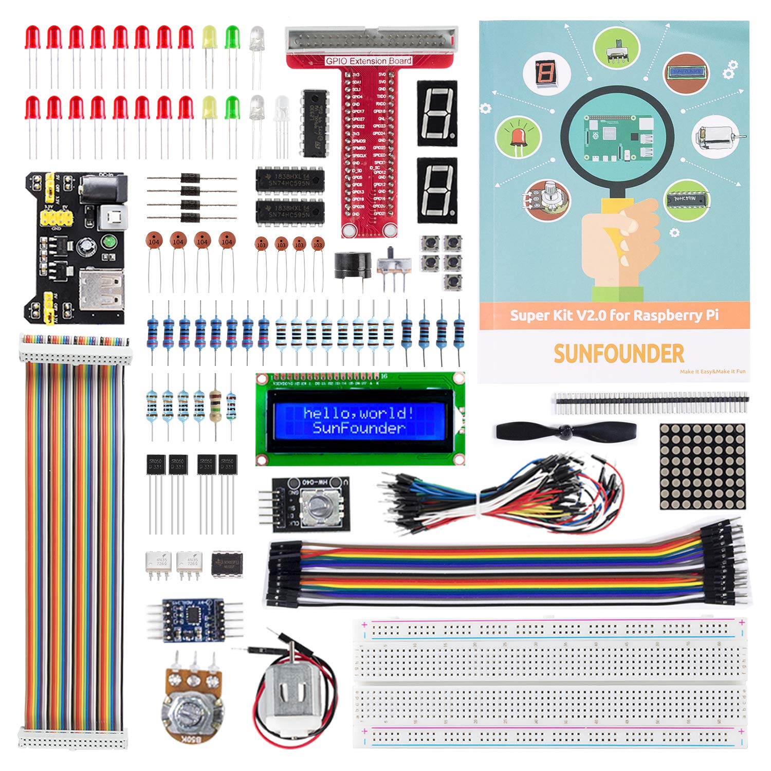 Mua SunFounder Starter Kit Project Super Kit for for Raspberry Pi 4 RPi ...