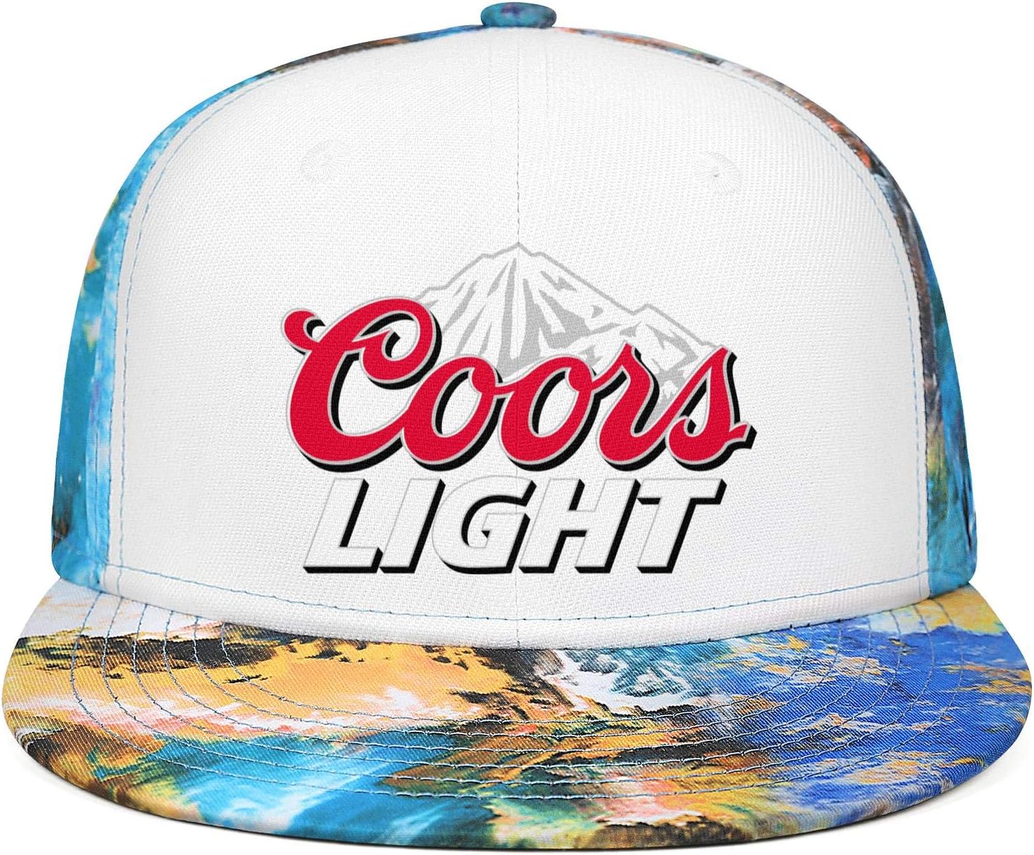 iorty rtty Caps Adjustable Pattern coors-Light-Logo- Designer Strapback Hat