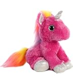 Aurora Peluche Lolly Unicorn – 18 Cm – Sparkle Tales – Morbido Unicorno Bianco Con Criniera Rosa