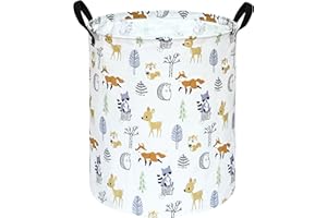 VAIVUSTO Baby Laundry Basket Kids Hamper Room Decor Storage Basket Collapsible Waterproof Organizer Bin Gift Baskets for Home/Dorm/Kitchen/Pet/Office/Closet/Shelf