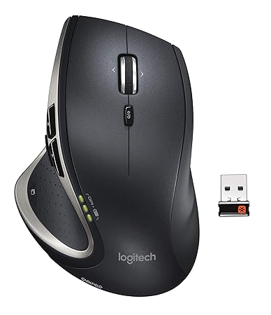 Logitech Performance Mouse MX RF Wireless Laser schwarz – Maus (RF Kabellos, Laser, Schwarz, – Windows XP, Windows Vista, Win