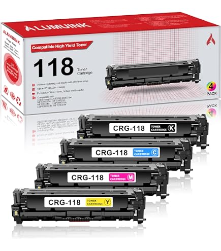 Amazon.com: T12 High-Yield Toner Cartridge Set 4-Pack Replacement