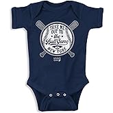 Take Me Out to The Ball Game Baby Apparel for New York Baseball Fans (NB-7T)