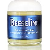 Beesalene Original Unpetroleum - 100% Natural & Hypoallergenic Alternative to Petroleum Jelly - Lips, Hands, Baby, Makeup Remover and More (Glass Jar) (4 oz)