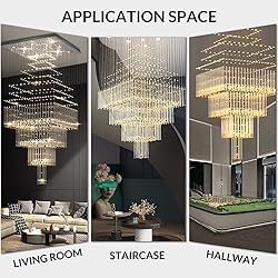 Siljoy Modern Square Raindrop Crystal Chandelier
