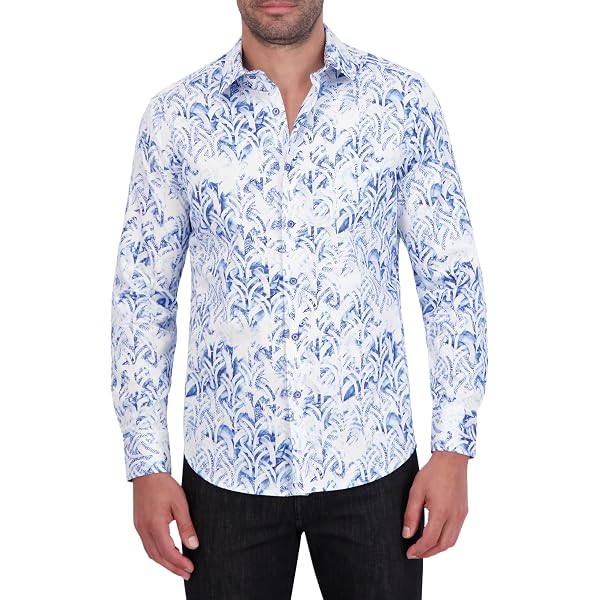 Chemise XL Robert Graham En Coton Vert Rayé, Manches Longues - Style Décontracté Et élégant