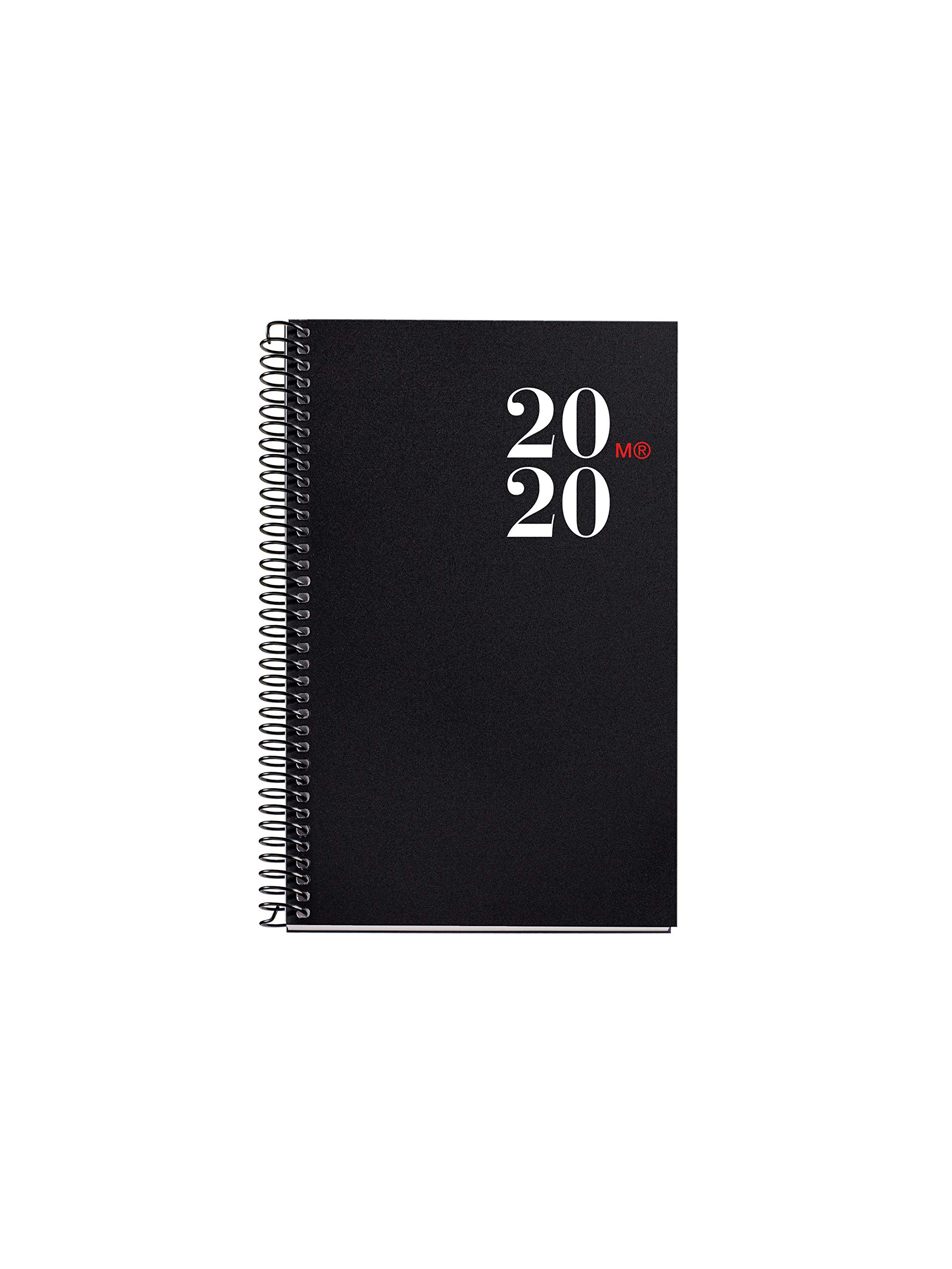 Miquelrius 38115 – 2020 Diary, Day Page (117 x 182 mm), City Black, Spanish