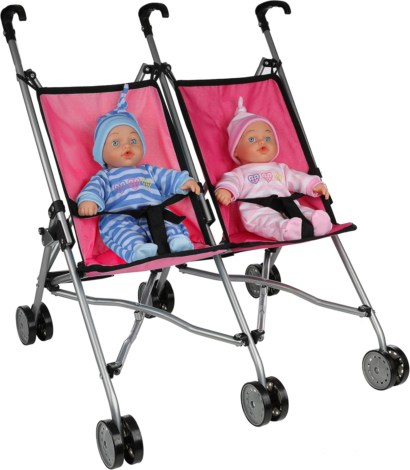 mommy and me twin doll stroller