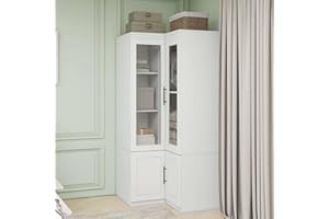 LivelyLodge 71" High Wardrobe, Wood Closet Wardrobe with Storage for Bedroom, Bedroom Armoire Wardrobe Closet with Hanging Rods, Wardrobe Closet with 2 Doors Tall Cabinet Wardrobe for Storage, White