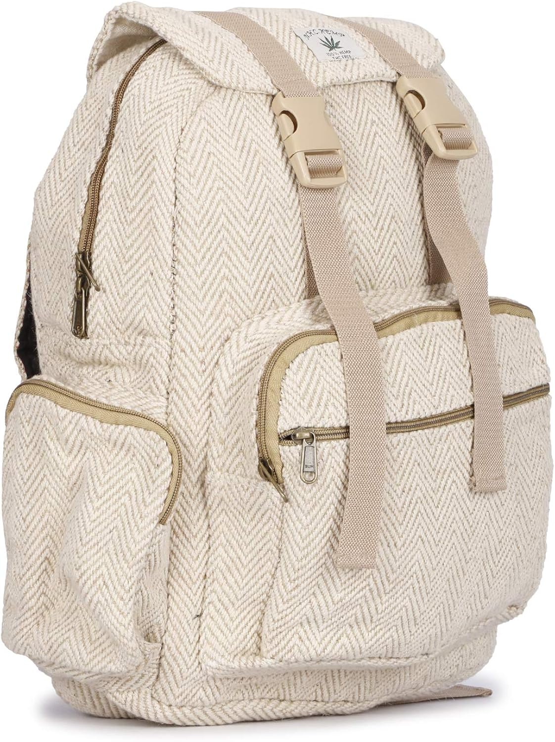 LONGING TO BUY Hemp Backpack, Casual Backpack, Himalayan Hemp Laptop