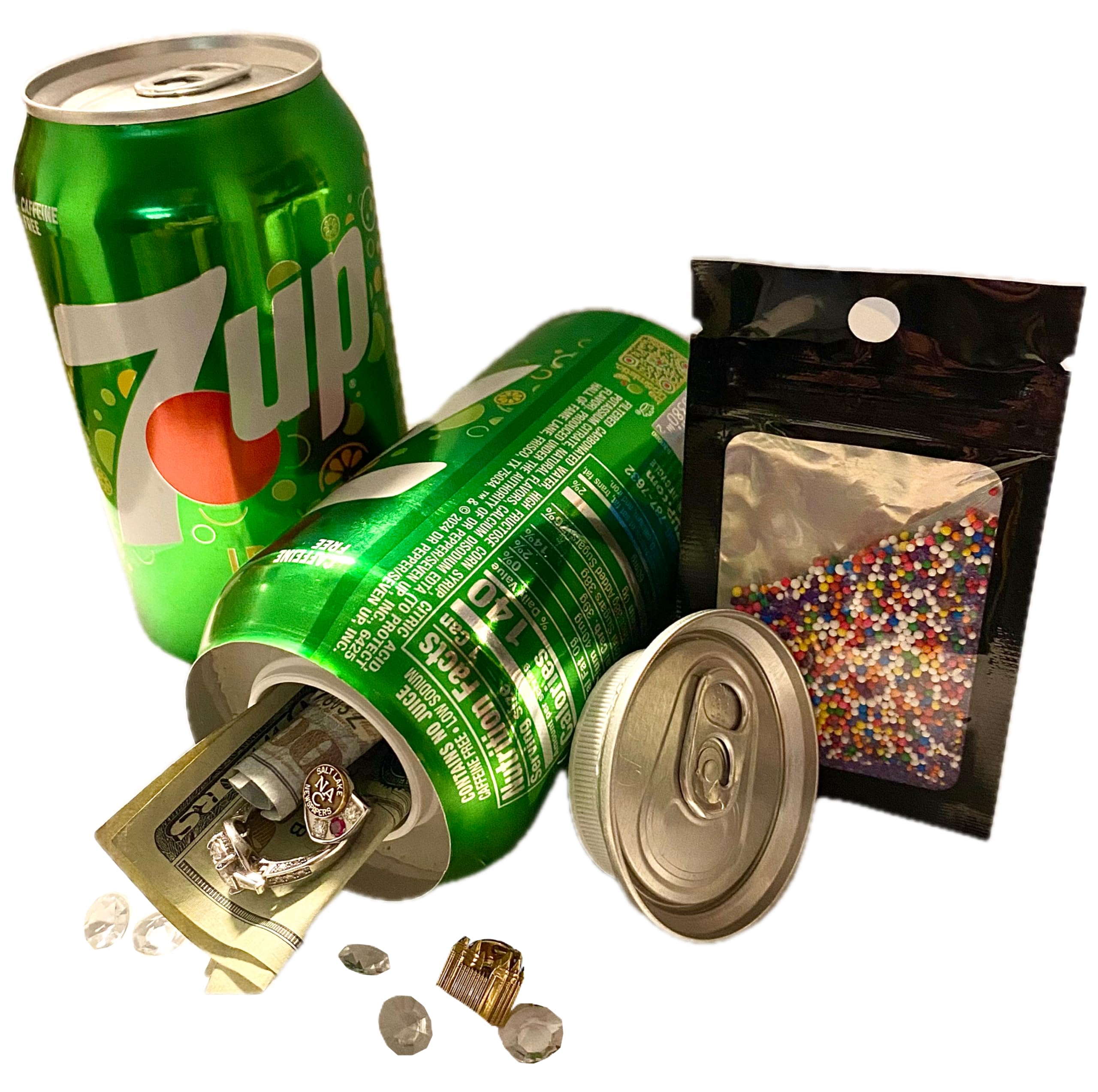 Photo 1 of Soda Can Safe Soda Diversion Safe Security Decoy Stash with 4 inch Deep Hidden Compartment Compatible Replacement for and MFG by PepsiCo Inc. Comes with a Smell-Proof Bag to Hide Valuables