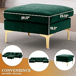 Wrofly U-Shaped Sectional Sofa Couch, 114" Comfy