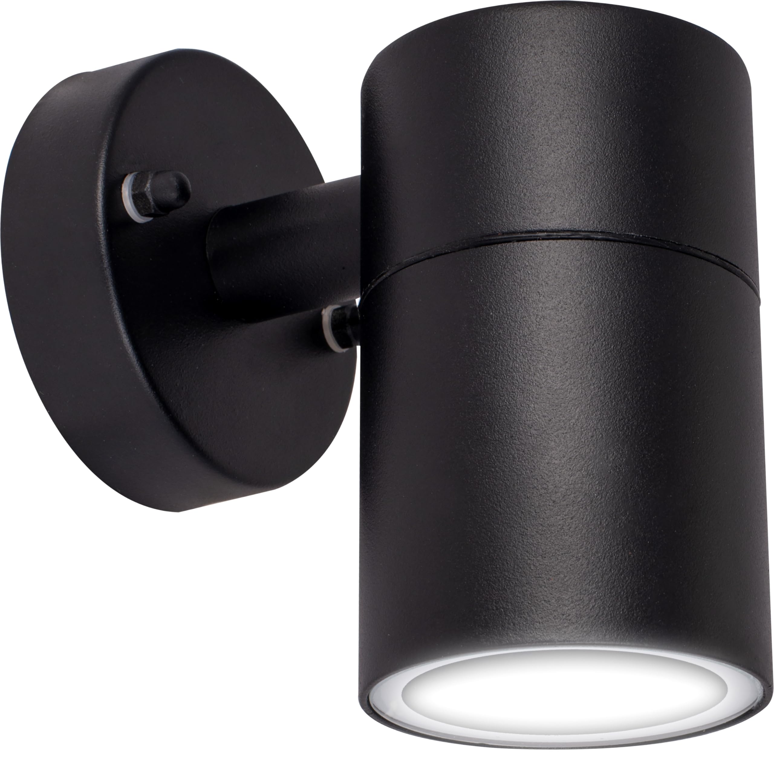 Black Stainless Steel Exterior Decorative Gu10 Fixed Down Wall Light - Ip44