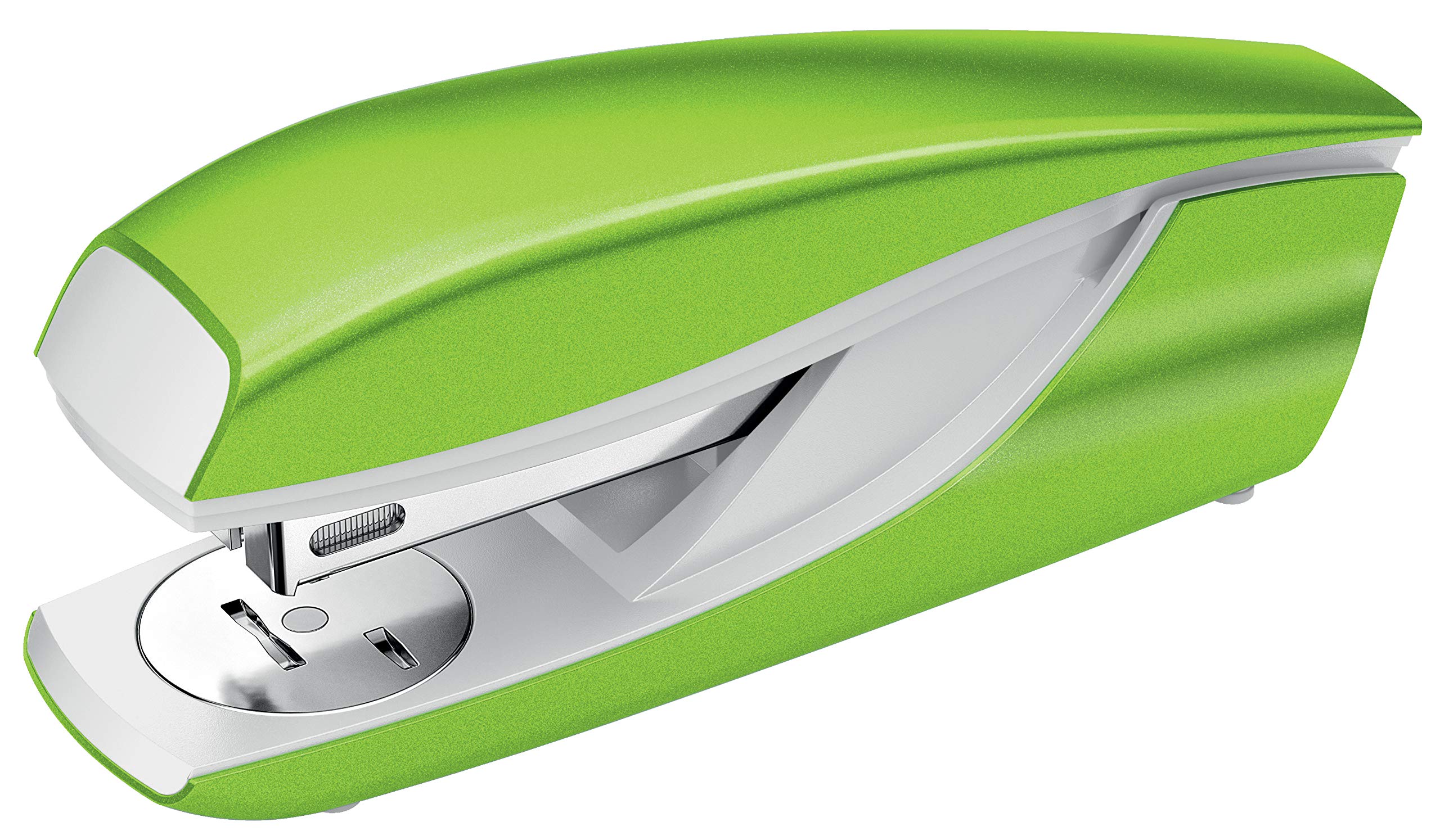 Petrus 623595 Metal Stapler, 30 Sheets, Ergonomic Metal Body, Wow Range, Green