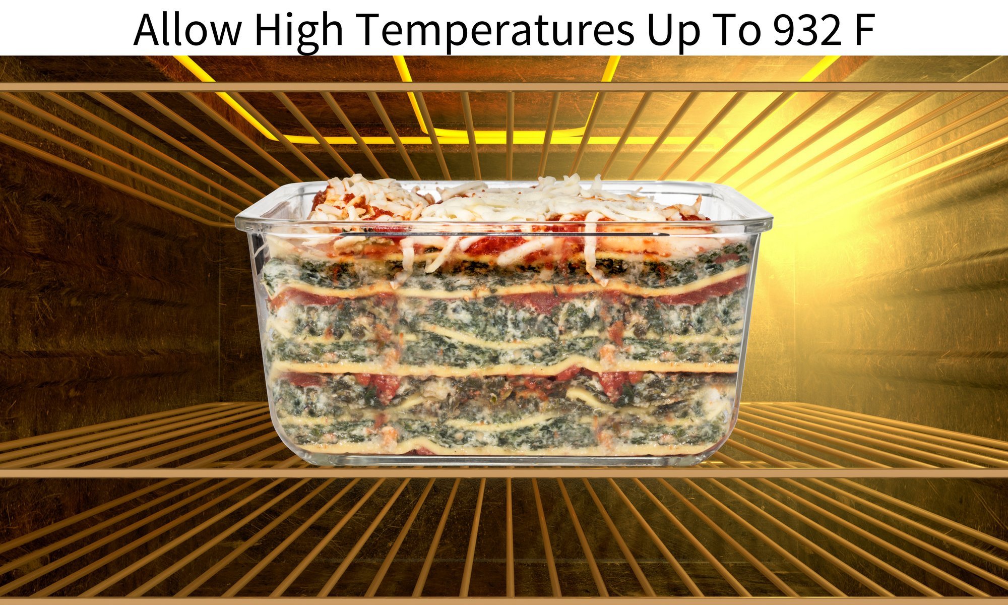 Extra Large Glass Food Storage Containers With Airtight Lid 6 Pc [3