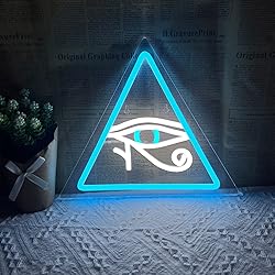 Eyes Neon Signs, LED The Eye of Horus Neon Light