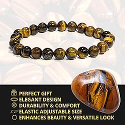 Natural Tiger Eye Bracelet, Healing Crystal