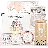 21st Birthday Gifts for Her 21 Year Old Birthday Gifts for Her Fabulous Gift for 21 Year Old Female Happy 21st Bday Decoration Gift Box with Cup Bracelet Bag Candle Keychain for Women Girl Daughter
