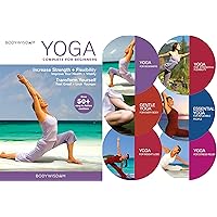 Yoga for Beginners Deluxe Set: 8 Yoga Video Routines for Beginners. Includes Gentle Yoga Workouts to Increase Strength & Flex