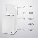 Abode 99L Freestanding White Chest Freezer A99CF0E1W view 3