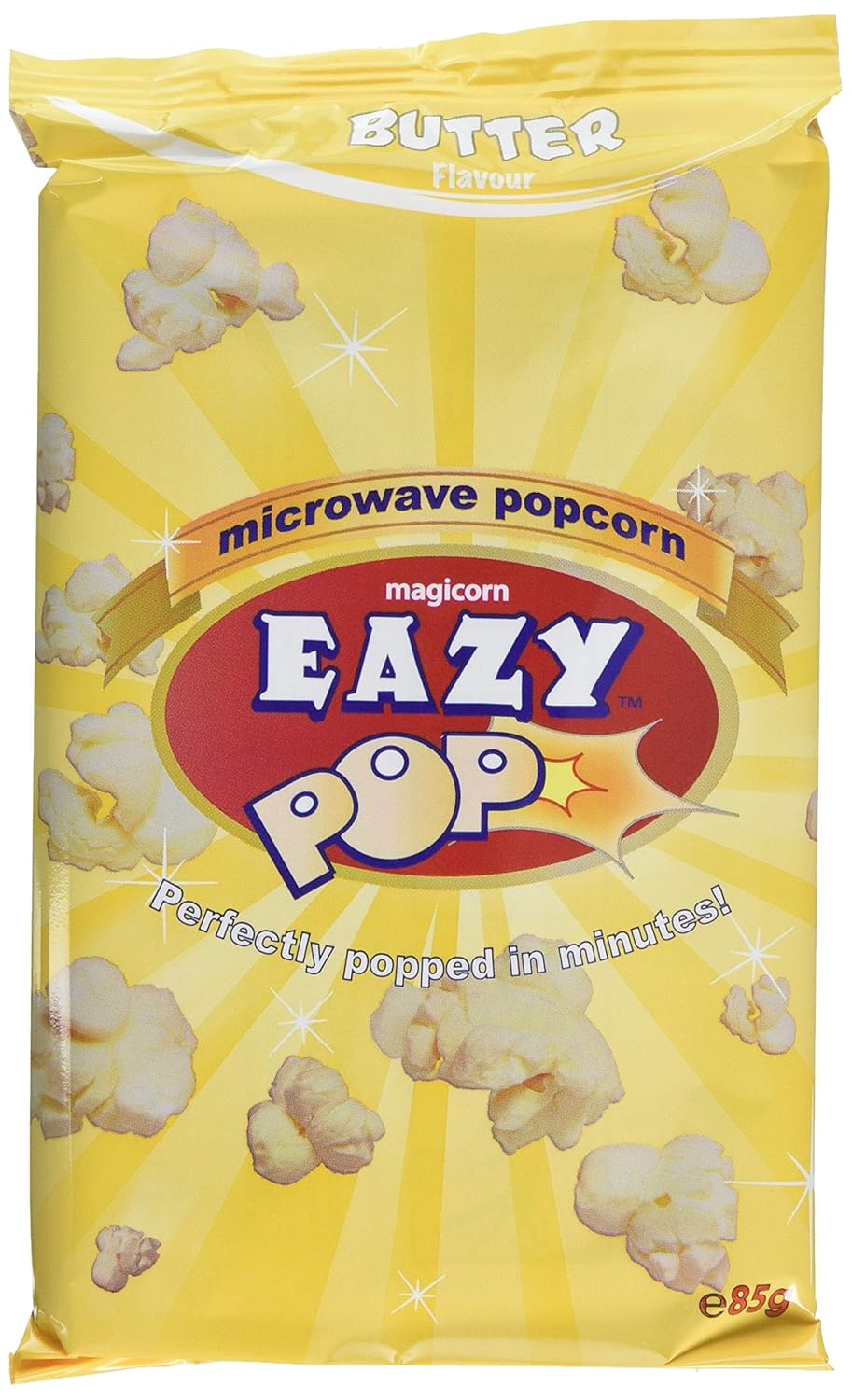 Eazypop Microwave Popcorn Butter Flavour 85g (Pack of 16) Amazon.co.uk