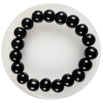 Buy Eshoppee Vastu Feng Shui Black Onyx Stone Bracelet Black 8mm Online At Low Prices In India Amazon In