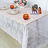 Vintage Lace Tablecloth Rustic Home Decor 60X126-Inch Lace Rectangular Tablecloth Wedding Table Clothes