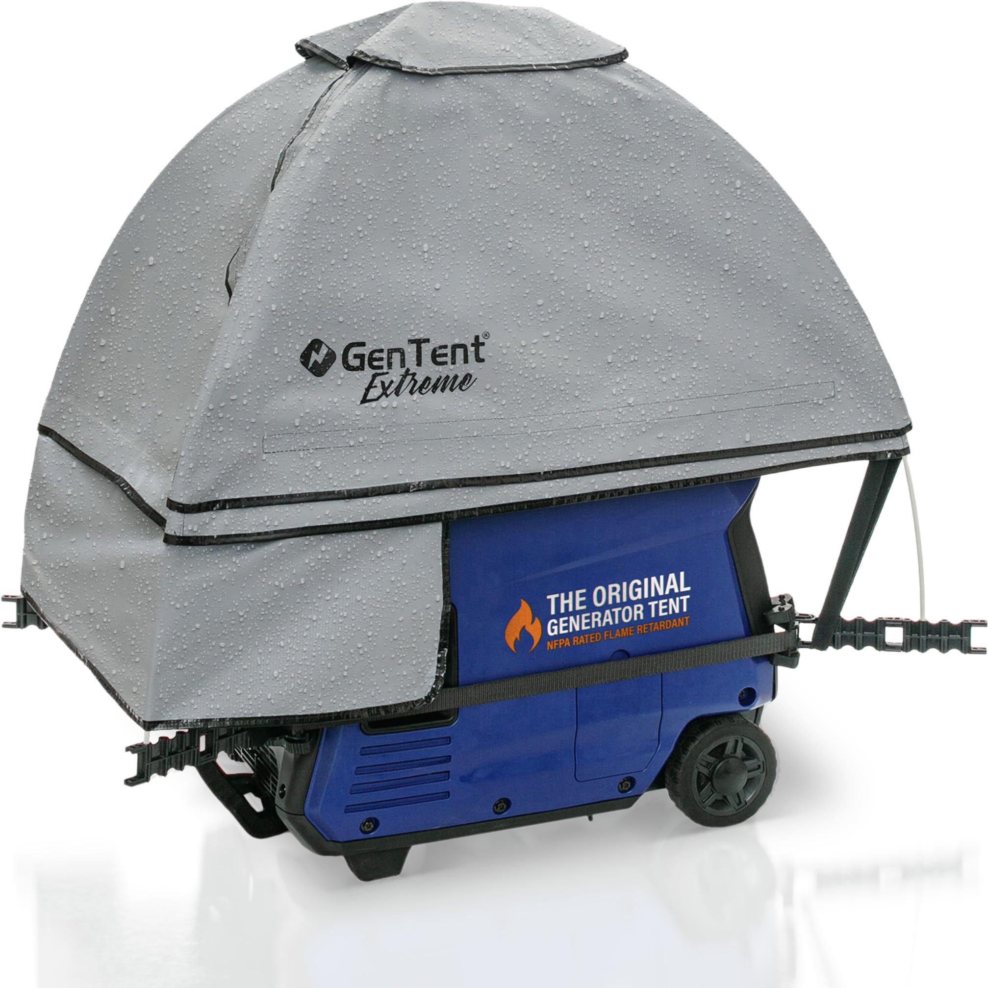 Photo 1 of GenTent Generator Running Cover - Inverter Kit (Extreme, Grey) - for Fully Encased Inverter Generators