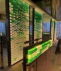Colored Clear Glass Blocks High Transparency