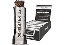 Barebells Protein Bars Cookies & Cream - 12 Count, 1.9oz Bars - Protein Snacks with 20g of High Protein - Chocolate Protein B